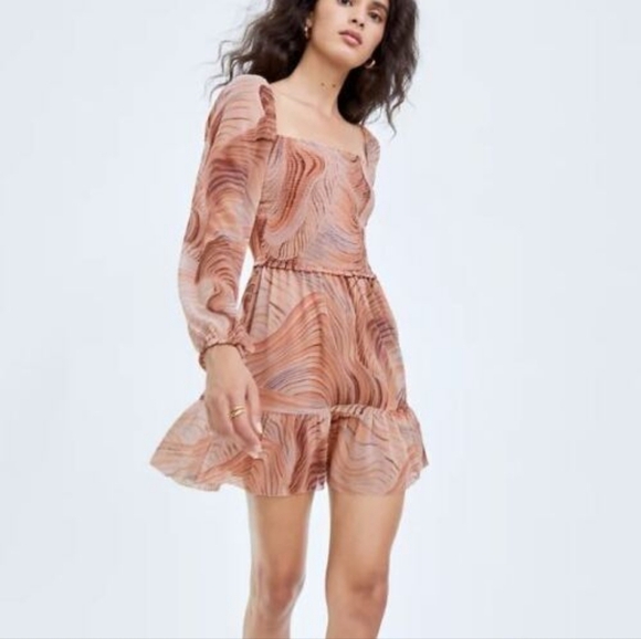 WILFRED Tempest Dress Buenos Aires Tan Aritzia - Picture 3 of 8